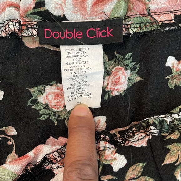 Double Click Wide Leg Floral Pants - Picture 6 of 16